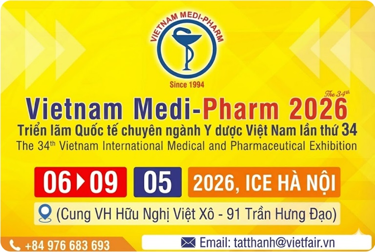 Quy tụ 350 doanh nghiệp quốc tế, khẳng định vị thế 34 năm dẫn đầu ngành y dược.